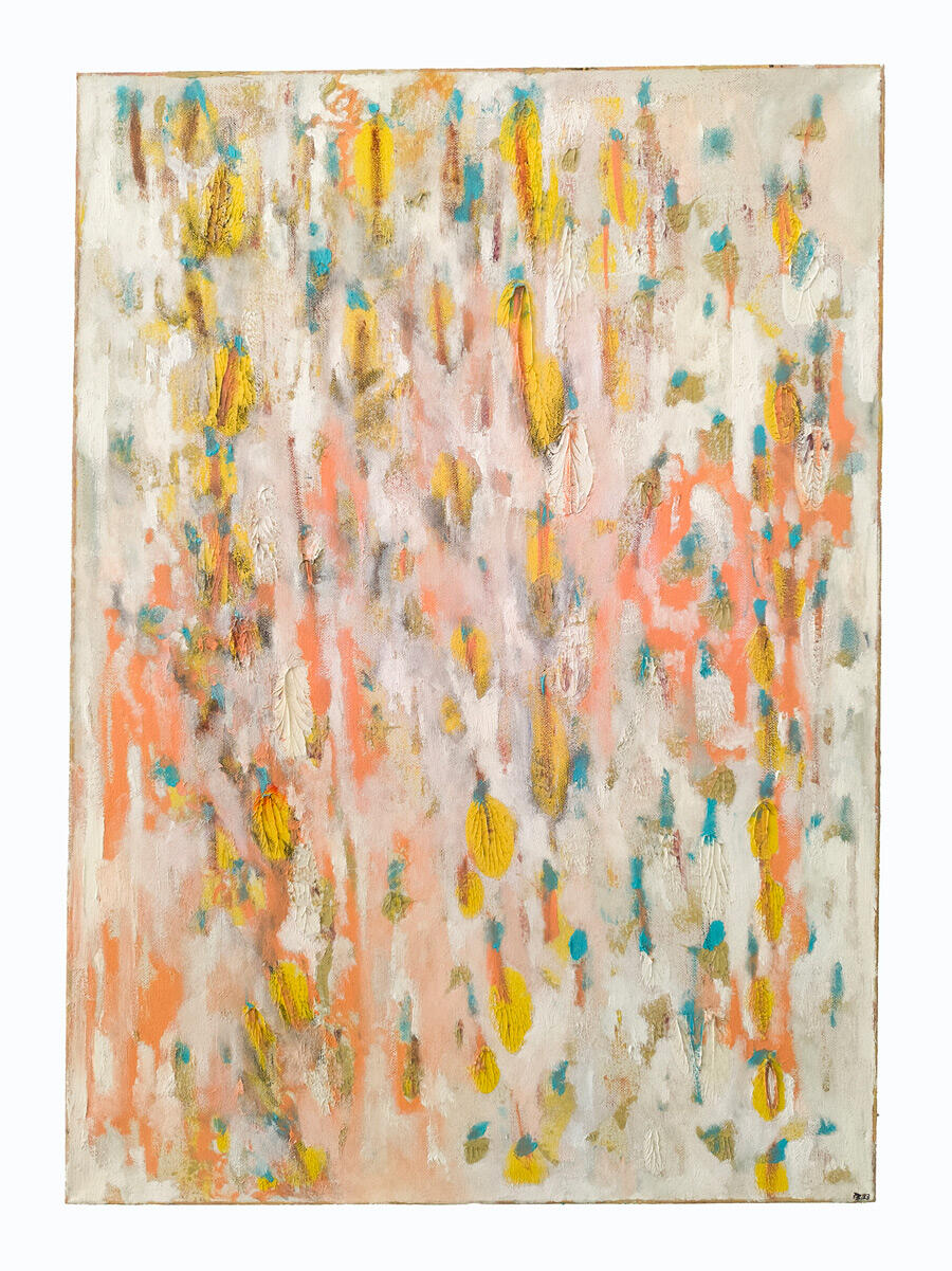 Baobab in Peach Light, painting by Pablo la Bouge